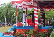 Gubernur Sulbar Apresiasi Penampilan Paskibraka, Penghargaan Diarahkan untuk Penguatan Wawasan Kebangsaan