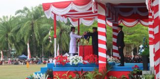 Gubernur Sulbar Apresiasi Penampilan Paskibraka, Penghargaan Diarahkan untuk Penguatan Wawasan Kebangsaan