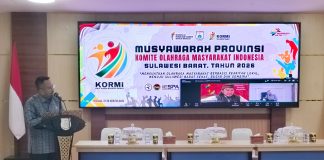 Bau Akram Dai Buka Musprov KORMI Sulbar, Dorong Penguatan Olahraga Masyarakat
