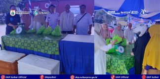 Bukti Cinta Produk Lokal, Bandeng Segar DKP Sulbar Jadi Primadona di Pasar Murah Mamuju