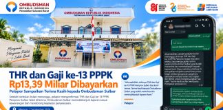 THR dan Gaji ke-13 PPPK Rp13,39 Miliar Dibayarkan, Pelapor Sampaikan Terima Kasih kepada Ombudsman Sulbar