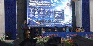 Hadiri Wisuda di Polman, Gubernur Suhardi Duka Berikan 50 Beasiswa untuk Mahasiswa Kampus Unasman