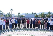 Sekda Sulbar Buka Lomba Gerak Jalan Pelajar, Diikuti 26 Sekolah Meriahkan Hari Jadi Sulbar ke-22