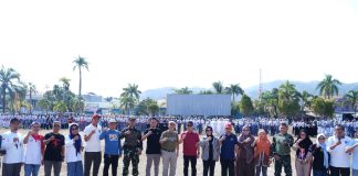 Sekda Sulbar Buka Lomba Gerak Jalan Pelajar, Diikuti 26 Sekolah Meriahkan Hari Jadi Sulbar ke-22