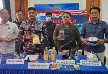 Lanal Mamuju Bongkar Dugaan Bahan Produksi Sabu di Polman, 885 Pil Boje dan 3 Kg Serbuk Diamankan