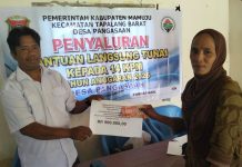 Pemdes Pangasaan Salurkan BLT-DD kepada 14 KPM, Masing-Masing Terima Rp900 Ribu