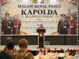 Malam Kenal Pamit Kapolda Sulbar, Gubernur Suhardi Duka: Peran Polisi Sangat Tinggi Sukseskan Pembangunan, Perlu Sinergi Kuat