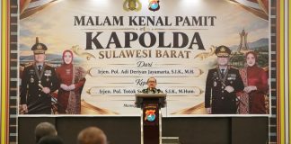 Malam Kenal Pamit Kapolda Sulbar, Gubernur Suhardi Duka: Peran Polisi Sangat Tinggi Sukseskan Pembangunan, Perlu Sinergi Kuat