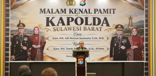 Malam Kenal Pamit Kapolda Sulbar, Gubernur Suhardi Duka: Peran Polisi Sangat Tinggi Sukseskan Pembangunan, Perlu Sinergi Kuat